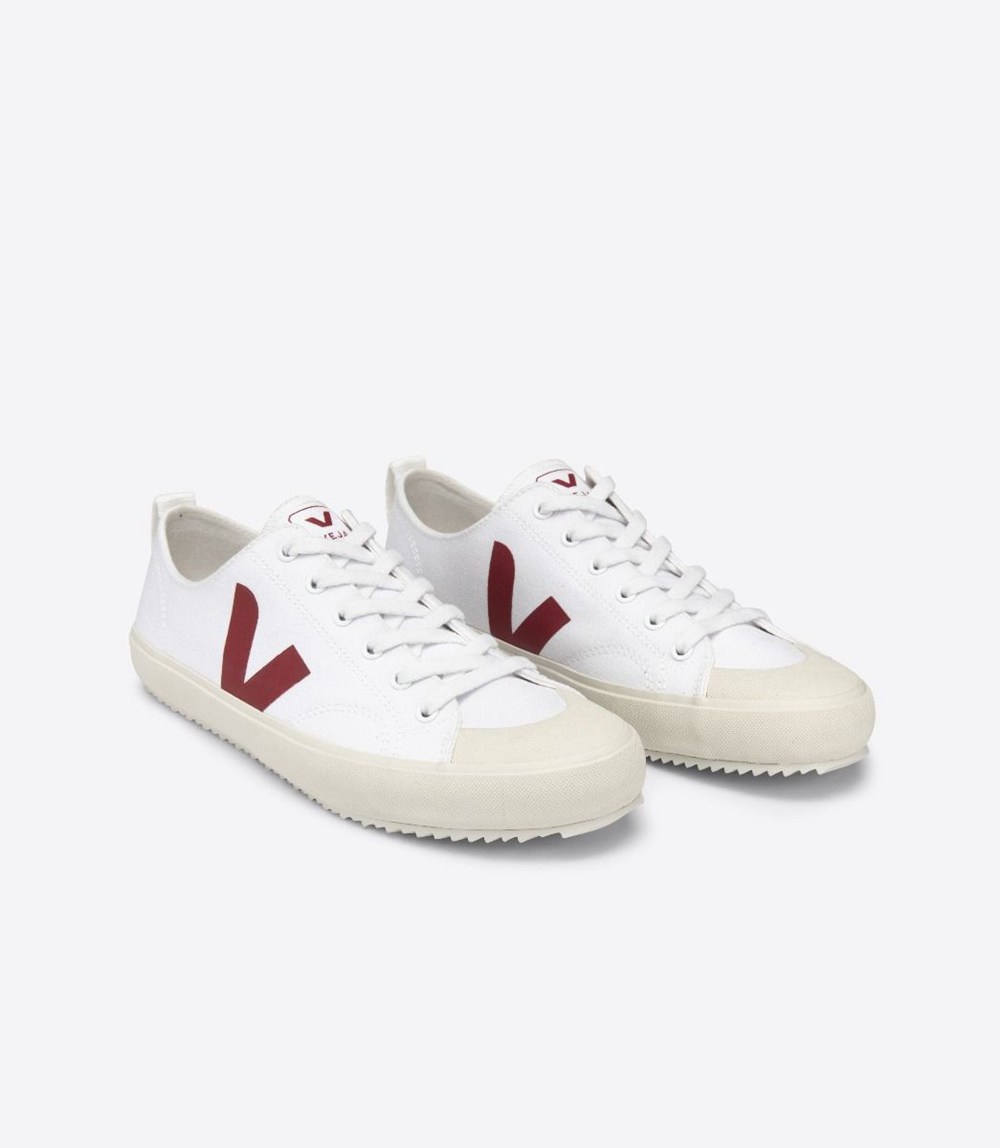 Tenis Veja Mujer - Nova Lona - Blancos - 159JMTBLC